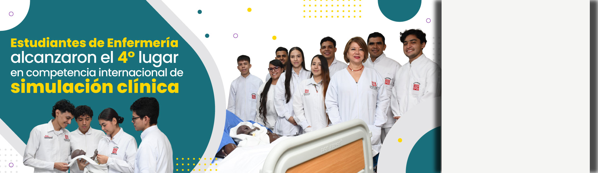 Estudiantes de Enfermería de la UFPS alcanzaron el cuarto lugar en competencia internacional de simulación clínica
