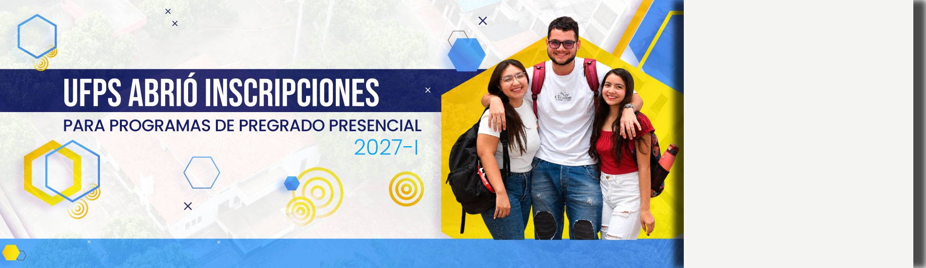 UFPS abrió inscripciones para programas de pregrado presenciales del primer semestre de 2027