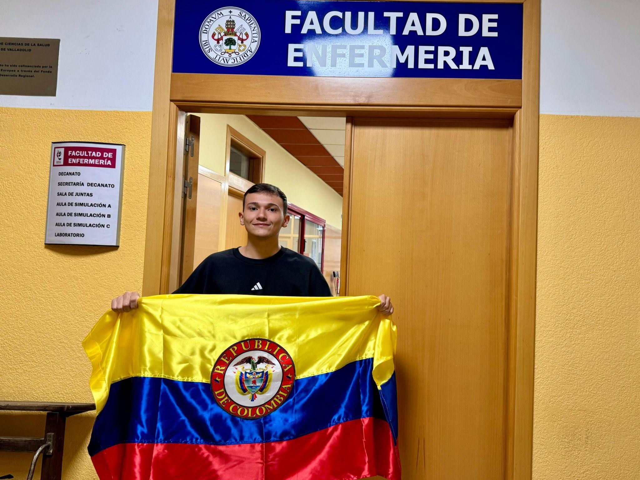 Estudiante José Miguel Marcucci Soler en la UVA