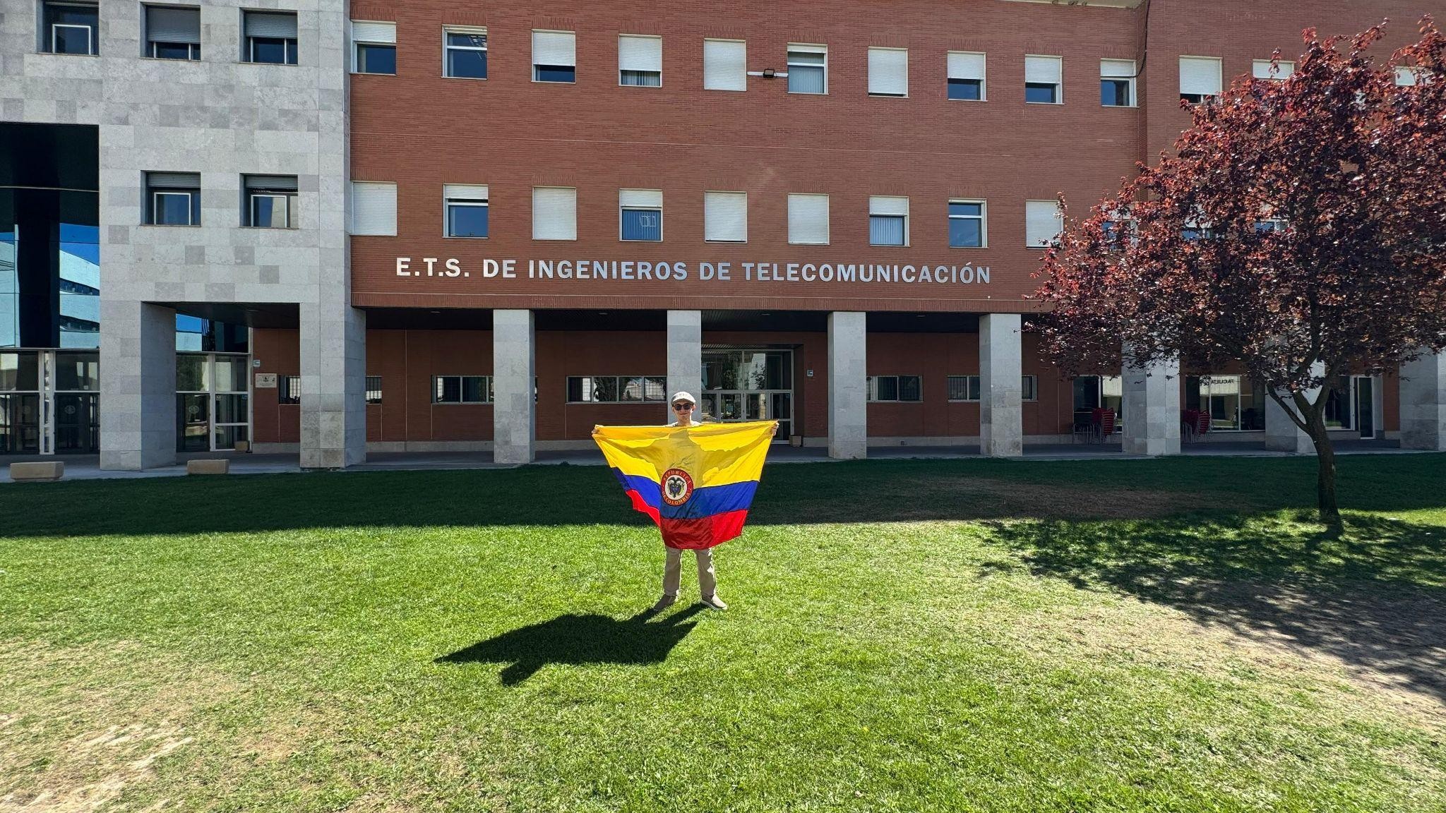 Estudiante Juan David Olarte Pabón en España